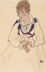 Portret van Edith Schiele
